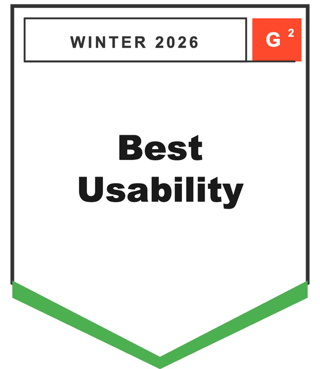G2 Best Usability — Accounts Receivable Enterprise