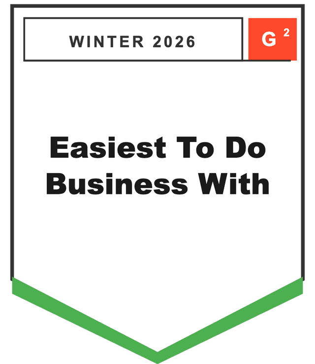 G2 Easiest To Do Business With — Accounts Receivable
