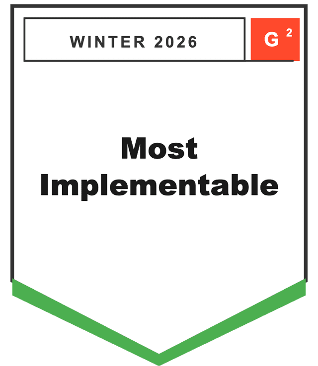 G2 Most Implementable — Accounts Receivable Enterprise