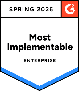 G2 AR Most Implementable Enterprise